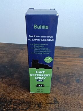 Bahite Cat 😺 Deterrent Spray No Scratching & Biting